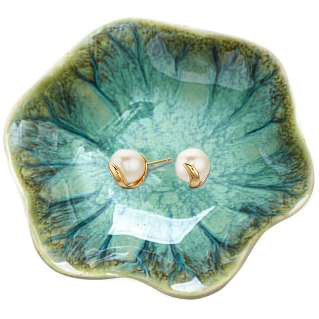 Ceramic Jewelry Dish Tray, Ring Dish Holder,Trinket Tray,Small Key Bowl