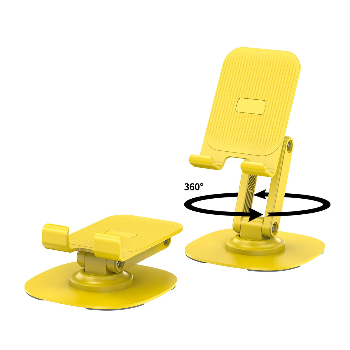 360° Rotating Cell Phone Stand for Desk (K69-Black)