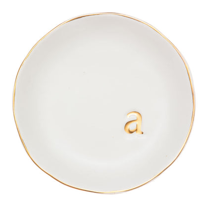 COLLECTIVE HOME Ceramic Jewelry Tray, Trinket Dish, Gifts for Women (M)
