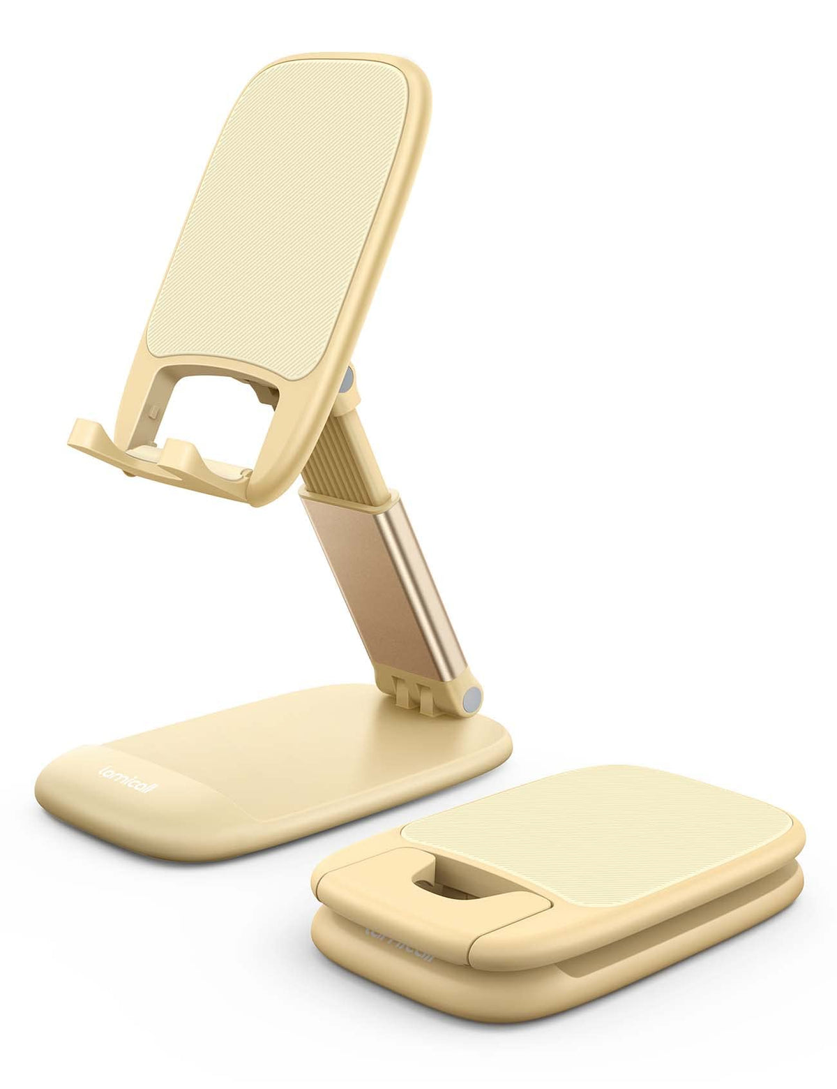 Lamicall Khaki Phone Holder for Desk, Cellphone Stand