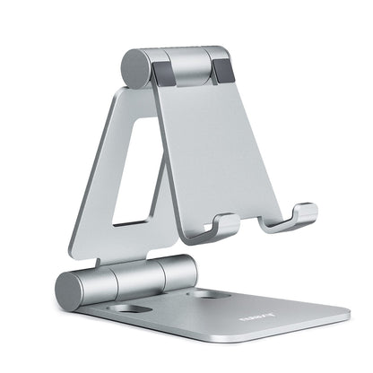 Nulaxy Full Aluminum Dual Folding Cell Phone Stand for Desk, Green