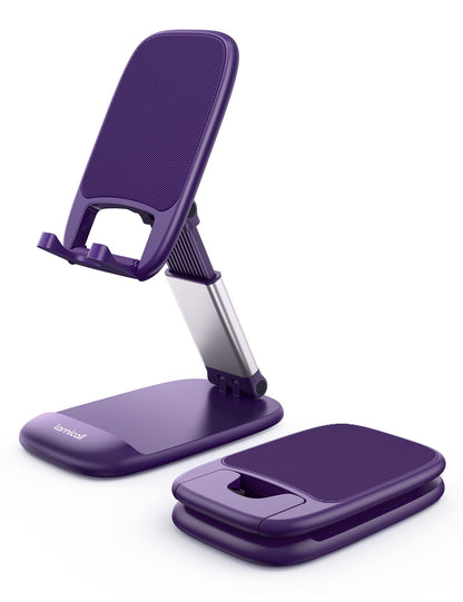 Lamicall Cell Phone Stand for Desk, Height Angle Adjustable Phone Holder