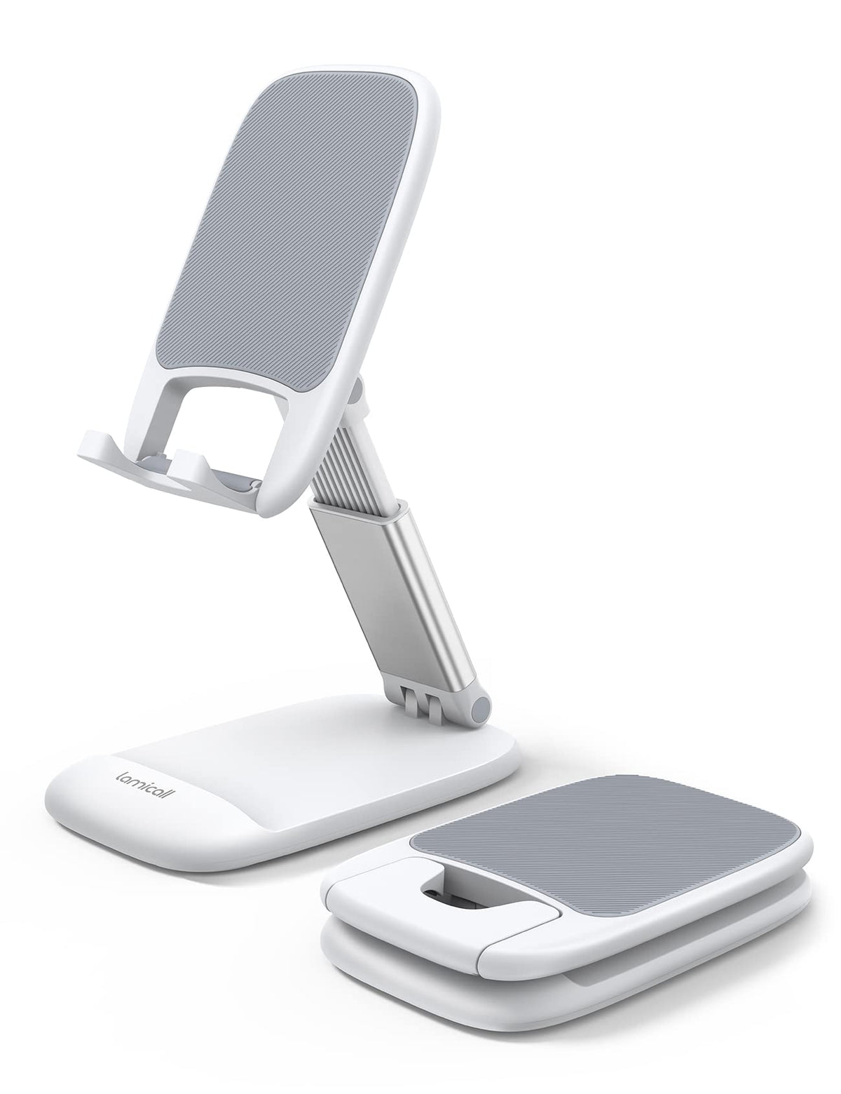 Lamicall Khaki Phone Holder for Desk, Cellphone Stand
