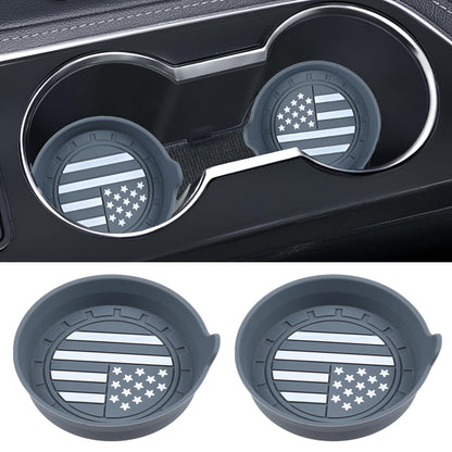 Amooca 4-Pack Car Cup Holder Coaster Bling Crystal Rhinestone Car Interior
