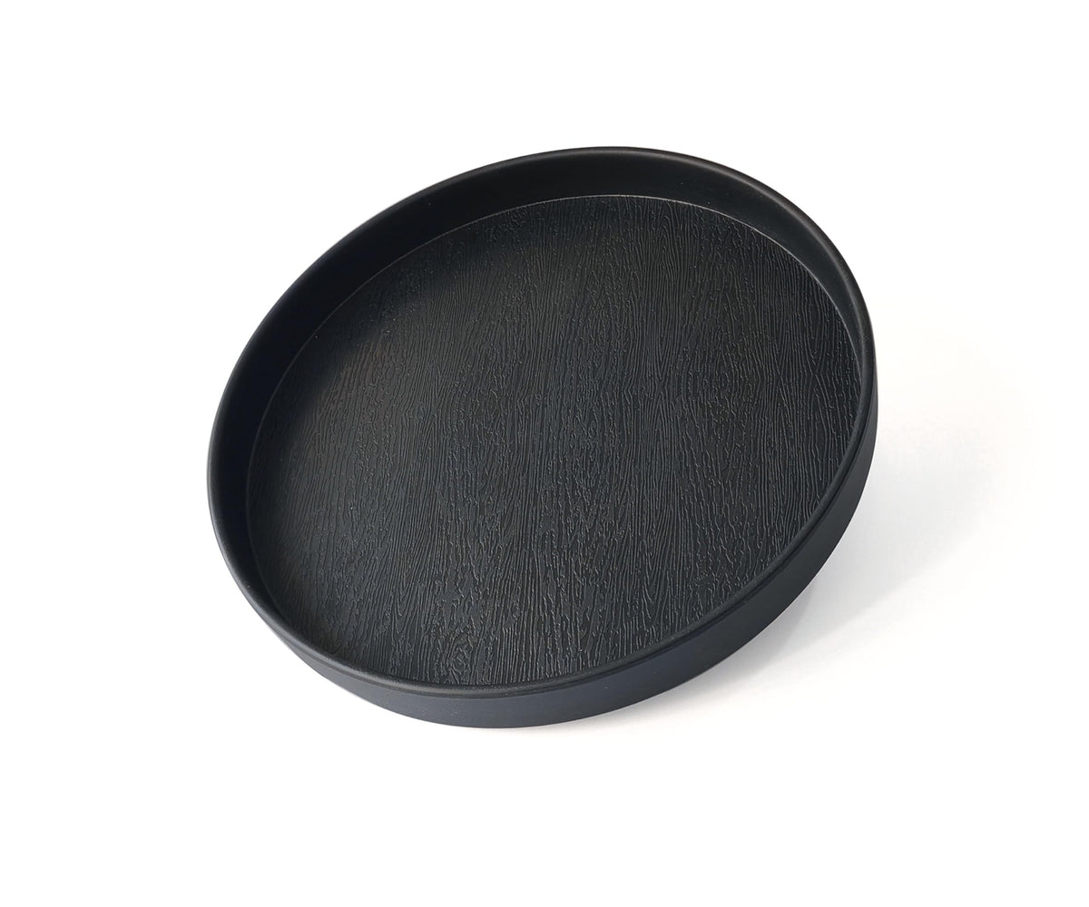 White Round Small Mini Tray (6.5 inch), Hard Plastic Circular Tray