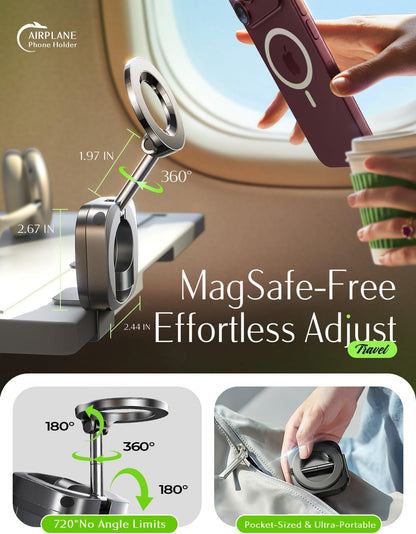LISEN Airplane Travel Essentials for Flying Airplane Phone Holder for Desk
