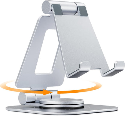 Nulaxy 360° Rotating Multi-Angle Adjustable Phone Stand, Rose Gold