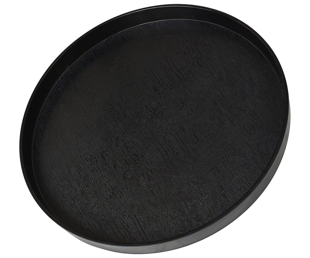 White Round Small Mini Tray (6.5 inch), Hard Plastic Circular Tray