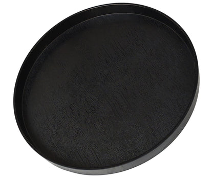 White Round Small Mini Tray (6.5 inch), Hard Plastic Circular Tray